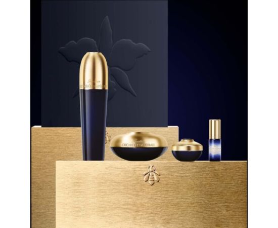 Guerlain Set Guerlain: Orchidee Imperiale, Anti-Ageing, Day, Emulsion, For Face, 30 ml + Orchidee Imperiale, Natural, Lifting, Concentrate, For Face, 5 ml + Orchidee Imperiale, Anti-Aging, Cream, For Face, 15 ml + Orchidee Imperiale, Anti-Aging, Eye Cream Духи и косметика