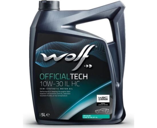 WOLF OFFICIALTECH 10W30 IL HC 5L API SQ/RC, ILSAC GF-7 A Моторные масла