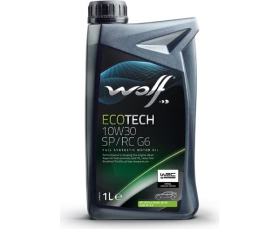 WOLF ECOTECH 10W30 SP/RC G6 1L API SN+,SN/RC,SP/RC,GF 6A Моторные масла