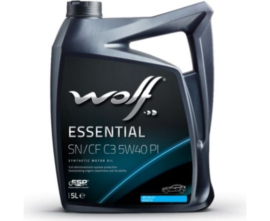 WOLF ESSENTIAL SN/CF C3 5W40 PI 5L Motora eļļas