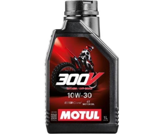 MOTUL 300V FL OFF ROAD 10W30 1L Ester Core tehnoloģija 4T četrtaktu eļļas