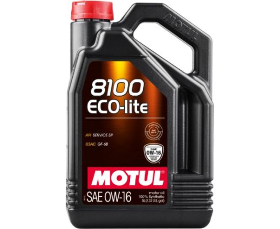 MOTUL 8100 Eco-lite 0W16 5L API SP/RC, ILSAC GF-6B Motora eļļas