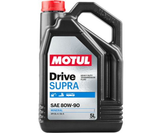 MOTUL DRIVE SUPRA 80W90 5L GL4/GL5, MIL-PRF 2105 D Трансмиссионные масла