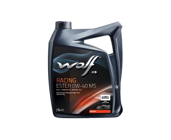 WOLF RACING ESTER 0W40 MS 5L API SP,AMG,BMW-M,FORD-ST. Motora eļļas