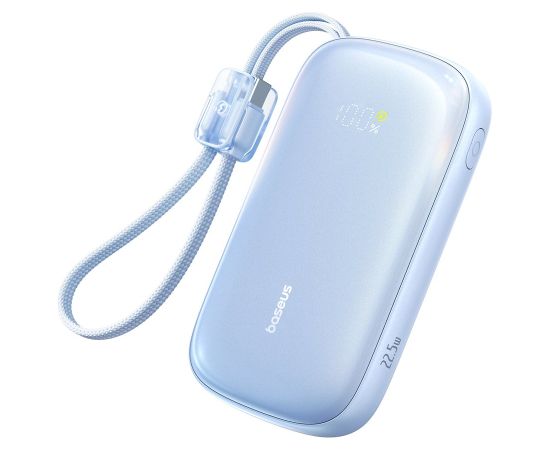 Baseus EnerFill FC21 Qpow 3 Ultra Pārnēsājamā baterija 20000 mAh 22.5W / zils Power Banks