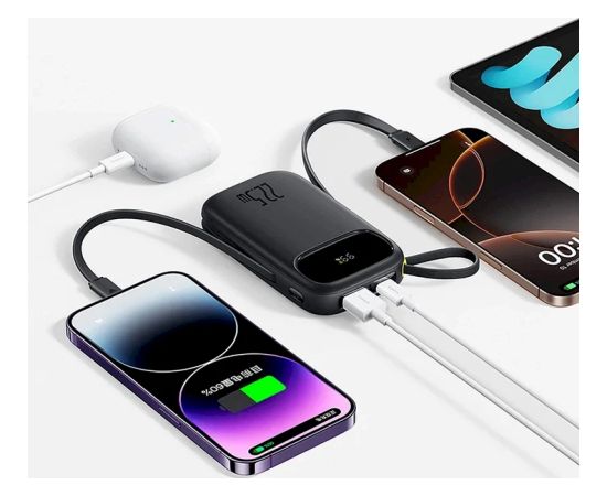 Baseus EnerFill FC31 Pārnēsājamā baterija 20000 mAh 22.5W USB-C + Lightning / melns Power Banks
