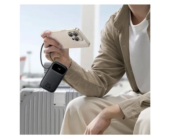 Baseus EnerFill FC31 Pārnēsājamā baterija 20000 mAh 22.5W USB-C + Lightning / melns Power Banks