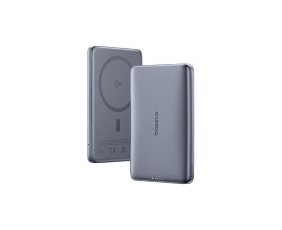 Baseus PicoGo AM41 Magnētiskā pārnēsājamā baterija 5000 mAh 20W / pelēks Power Banks
