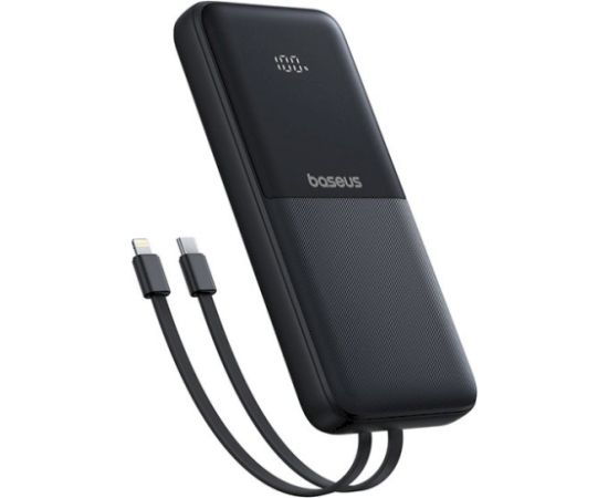 Baseus Lipow Pārnēsājamā baterija 10000 mAh 22.5W / melns Power Banks
