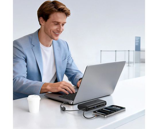 Baseus EnerFill FC41 Pārnēsājamā baterija 25000 mAh 145W / melns Power Banks