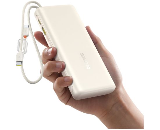 Baseus EnerFill FC41 Pārnēsājamā baterija 20000 mAh 100W USB-C / bēšs Power Banks