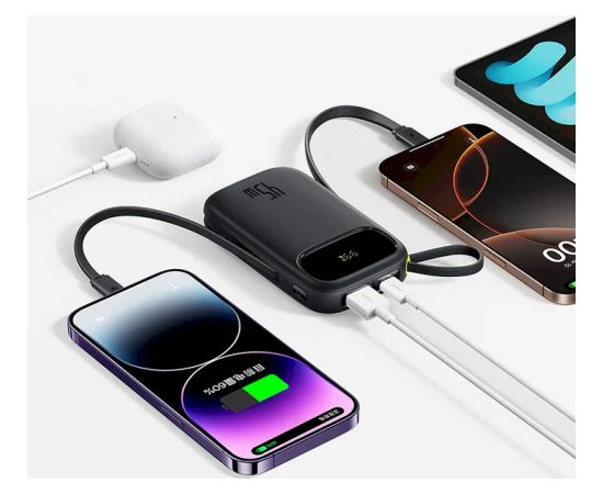 Baseus EnerFill FC31 QPow3 Pārnēsājamā baterija 20000 mAh 45W / melns Power Banks