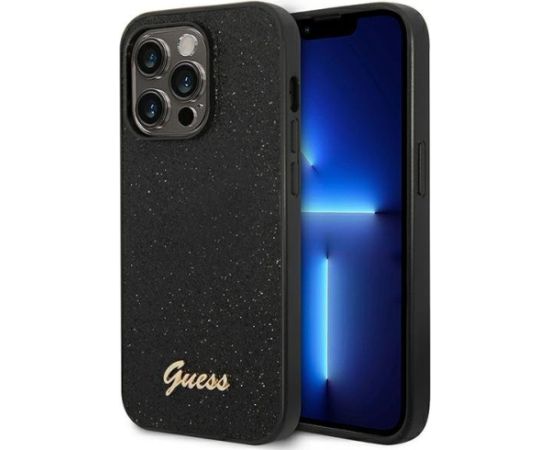 Guess GUHCP14XHGGSHK Aizmugurējais Apvalks Priekš Apple iPhone 14 Pro Max Neoriģinālie Maciņi
