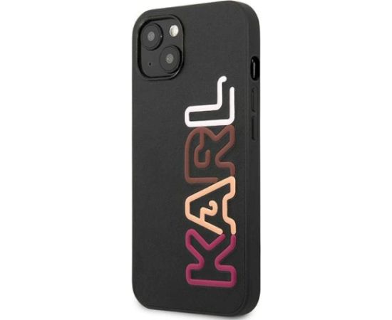 Karl Lagerfeld KLHCP13SPCOBK Hardcase Multipink Brand Aizsargapvalks priekš iPhone 13 mini 5.4" / melns Neoriģinālie Maciņi