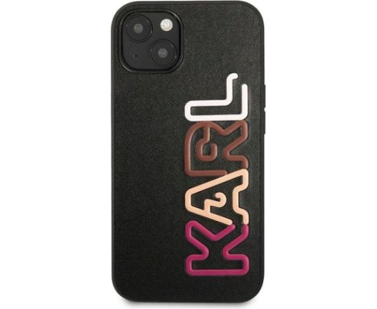 Karl Lagerfeld KLHCP13SPCOBK Hardcase Multipink Brand Aizsargapvalks priekš iPhone 13 mini 5.4" / melns Neoriģinālie Maciņi