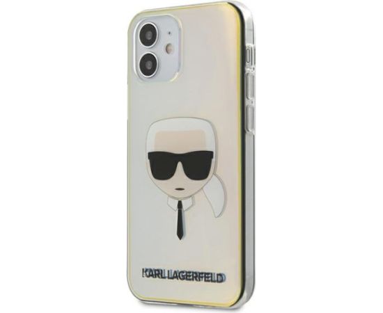 Karl Lagerfeld KLHCP12SPCKHML Hardcase Iridescent Karl`s Head Aizsargapvalks priekš iPhone 12 mini 5,4" / multicolor Neoriģinālie Maciņi