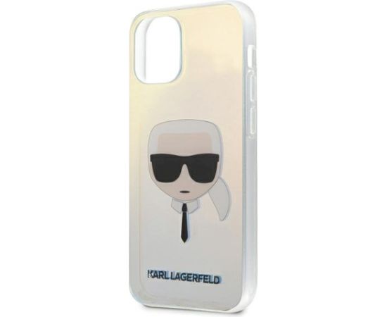 Karl Lagerfeld KLHCP12SPCKHML Hardcase Iridescent Karl`s Head Aizsargapvalks priekš iPhone 12 mini 5,4" / multicolor Neoriģinālie Maciņi