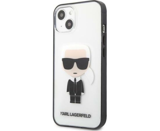 Karl Lagerfeld KLHCP13SHIKCK Ikonik Karl Aizsargapvalks priekš iPhone 13 mini 5.4" / caurspīdīgs Neoriģinālie Maciņi