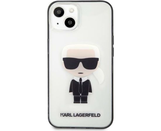 Karl Lagerfeld KLHCP13SHIKCK Ikonik Karl Aizsargapvalks priekš iPhone 13 mini 5.4" / caurspīdīgs Neoriģinālie Maciņi