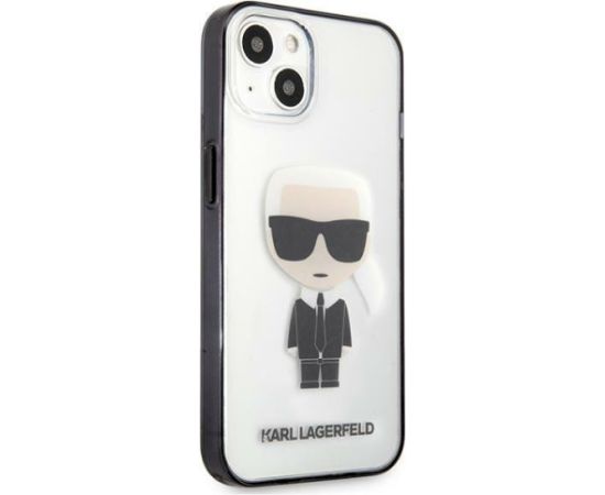 Karl Lagerfeld KLHCP13SHIKCK Ikonik Karl Aizsargapvalks priekš iPhone 13 mini 5.4" / caurspīdīgs Neoriģinālie Maciņi