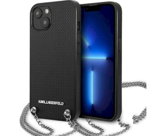 Karl Lagerfeld KLHCP13MPMK Aizsargapvalks priekš iPhone 13 / 14 / 15 6,1" / melns Neoriģinālie Maciņi