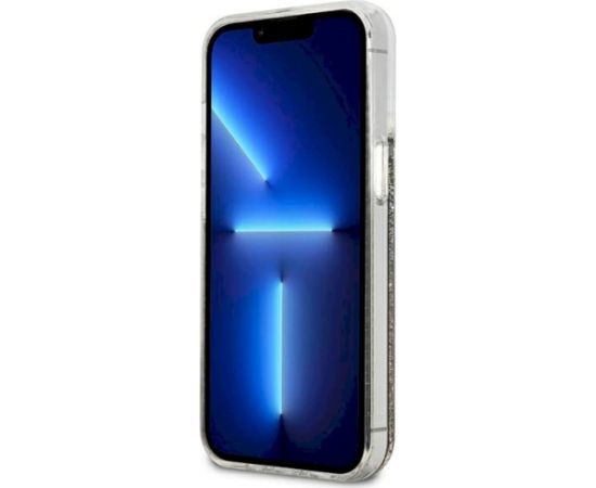Karl Lagerfeld KLHCP13XLGGKBK Liquid Glitter Gatsby Aizsargapvalks priekš iPhone 13 Pro Max 6,7" / melns Neoriģinālie Maciņi
