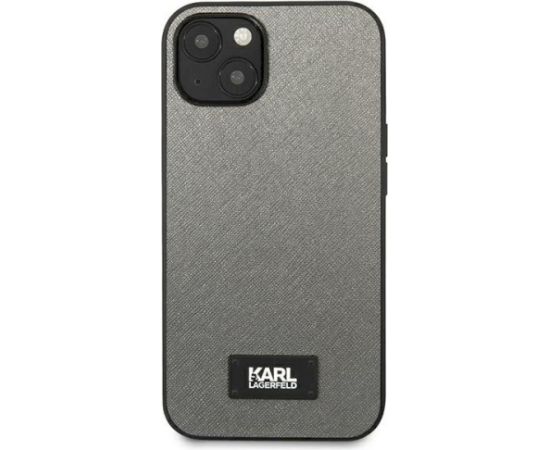 Karl Lagerfeld KLHCP13SSFMP2DG Aizsargapvalks priekš iPhone 13 mini 5.4" / sudraba Neoriģinālie Maciņi