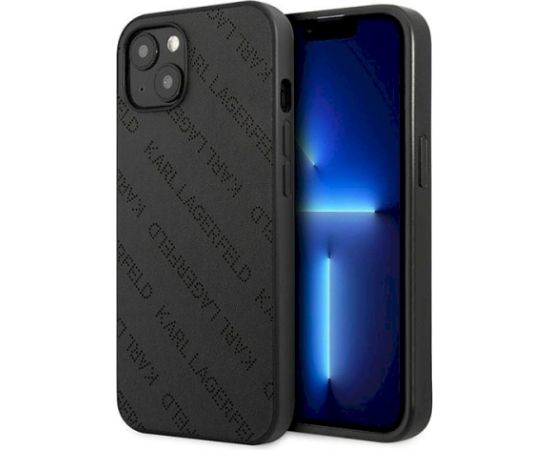 Karl Lagerfeld KLHCP13SPTLK Aizsargapvalks priekš iPhone 13 mini 5,4" / melns Neoriģinālie Maciņi