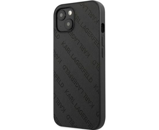 Karl Lagerfeld KLHCP13SPTLK Aizsargapvalks priekš iPhone 13 mini 5,4" / melns Neoriģinālie Maciņi