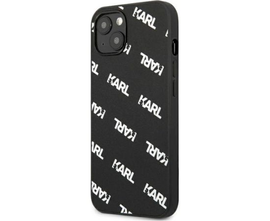 Karl Lagerfeld KLHCP13SPULMBK3 Aizsargapvalks priekš iPhone 13 mini 5,4" / black Allover Neoriģinālie Maciņi