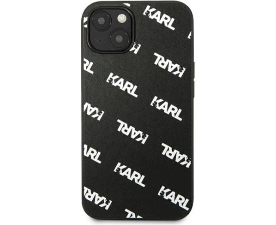 Karl Lagerfeld KLHCP13SPULMBK3 Aizsargapvalks priekš iPhone 13 mini 5,4" / black Allover Neoriģinālie Maciņi