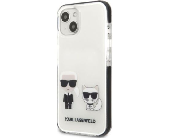 Karl Lagerfeld KLHCP13STPEKCW Aizsargapvalks priekš iPhone 13 mini 5,4" / balts Neoriģinālie Maciņi