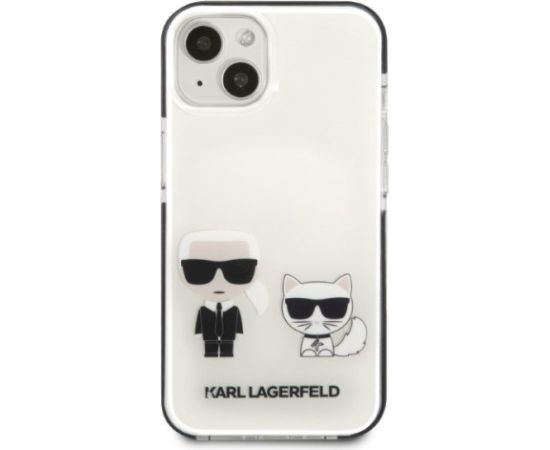 Karl Lagerfeld KLHCP13STPEKCW Aizsargapvalks priekš iPhone 13 mini 5,4" / balts Neoriģinālie Maciņi