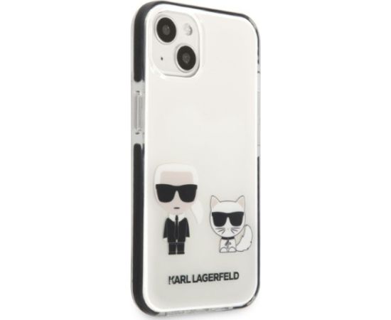 Karl Lagerfeld KLHCP13STPEKCW Aizsargapvalks priekš iPhone 13 mini 5,4" / balts Neoriģinālie Maciņi