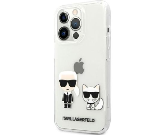 Karl Lagerfeld KLHCP13XCKTR Aizsargapvalks priekš iPhone 13 Pro Max 6,7" / caurspīdīgs Neoriģinālie Maciņi