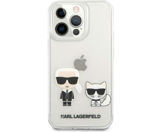 Karl Lagerfeld KLHCP13XCKTR Aizsargapvalks priekš iPhone 13 Pro Max 6,7" / caurspīdīgs Neoriģinālie Maciņi