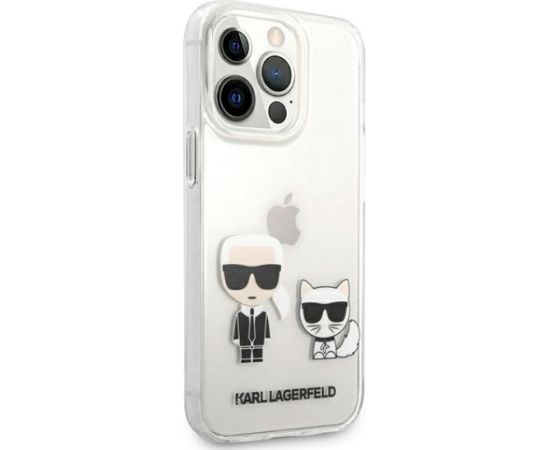 Karl Lagerfeld KLHCP13XCKTR Aizsargapvalks priekš iPhone 13 Pro Max 6,7" / caurspīdīgs Neoriģinālie Maciņi