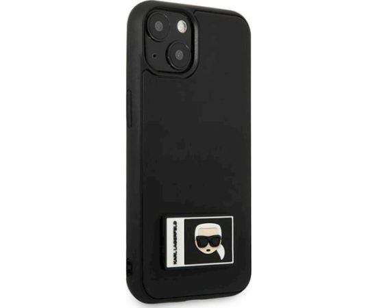 Karl Lagerfeld KLHCP13M3DKPK Hardcase Ikonik Patch Aizsargapvalks priekš iPhone 13/14/15 6,1" / melns Neoriģinālie Maciņi