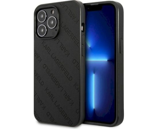 Karl Lagerfeld KLHCP13LPTLK Aizsargapvalks priekš iPhone 13 Pro / 13 6,1" / melns Neoriģinālie Maciņi