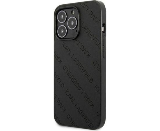Karl Lagerfeld KLHCP13LPTLK Aizsargapvalks priekš iPhone 13 Pro / 13 6,1" / melns Neoriģinālie Maciņi