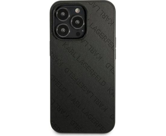 Karl Lagerfeld KLHCP13LPTLK Aizsargapvalks priekš iPhone 13 Pro / 13 6,1" / melns Neoriģinālie Maciņi