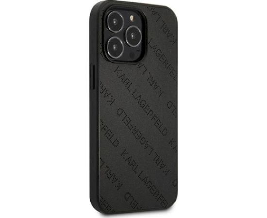 Karl Lagerfeld KLHCP13LPTLK Aizsargapvalks priekš iPhone 13 Pro / 13 6,1" / melns Neoriģinālie Maciņi