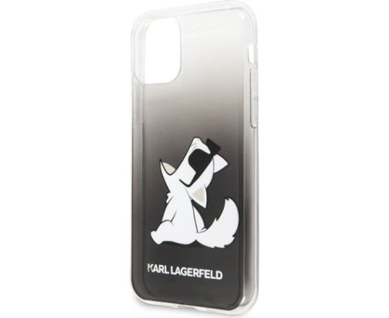 Karl Lagerfeld KLHCN65CFNRCBK Choupette Fun Aizsargapvalks priekš iPhone 11 Pro Max / melns Neoriģinālie Maciņi