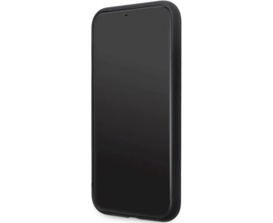 Karl Lagerfeld KLHCN61SMHKNPK Silicone Ikonik Metal Pin Aizsargapvalks priekš iPhone 11/Xr 6.1" / melns Neoriģinālie Maciņi
