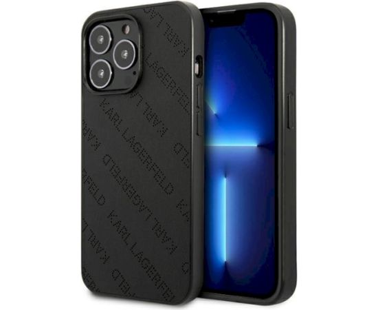 Karl Lagerfeld KLHCP13XPTLK Aizsargapvalks priekš iPhone 13 Pro Max 6,7" / melns Neoriģinālie Maciņi