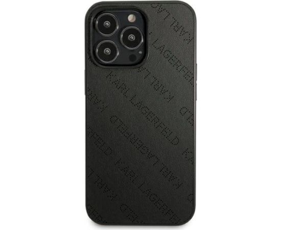 Karl Lagerfeld KLHCP13XPTLK Aizsargapvalks priekš iPhone 13 Pro Max 6,7" / melns Neoriģinālie Maciņi