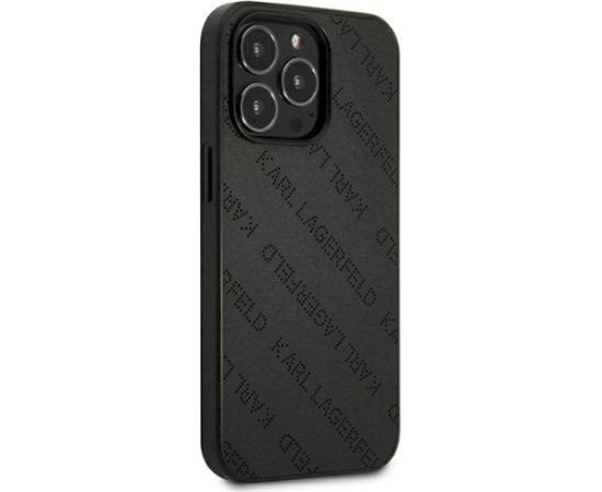 Karl Lagerfeld KLHCP13XPTLK Aizsargapvalks priekš iPhone 13 Pro Max 6,7" / melns Neoriģinālie Maciņi