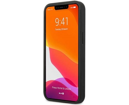 Karl Lagerfeld KLHCP13SPKMB Leather Ikonik Karl`s Head Me Aizsargapvalks priekš iPhone 13 mini 5.4" / zils Neoriģinālie Maciņi