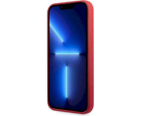 Karl Lagerfeld KLHCP13LSLMP1R Aizsargapvalks priekš iPhone 13 Pro / 13 6,1" / sarkans Neoriģinālie Maciņi