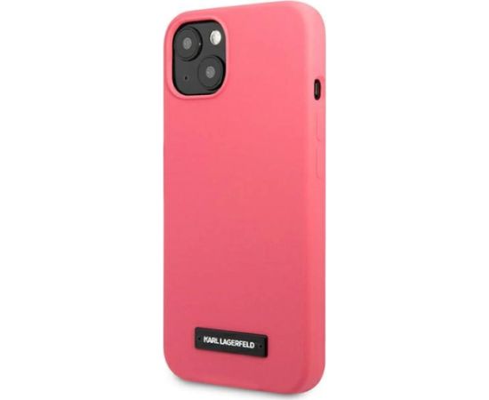 Karl Lagerfeld KLHCP13SSLMP1PI Aizsargapvalks priekš iPhone 13 mini 5,4" / fuksija Neoriģinālie Maciņi